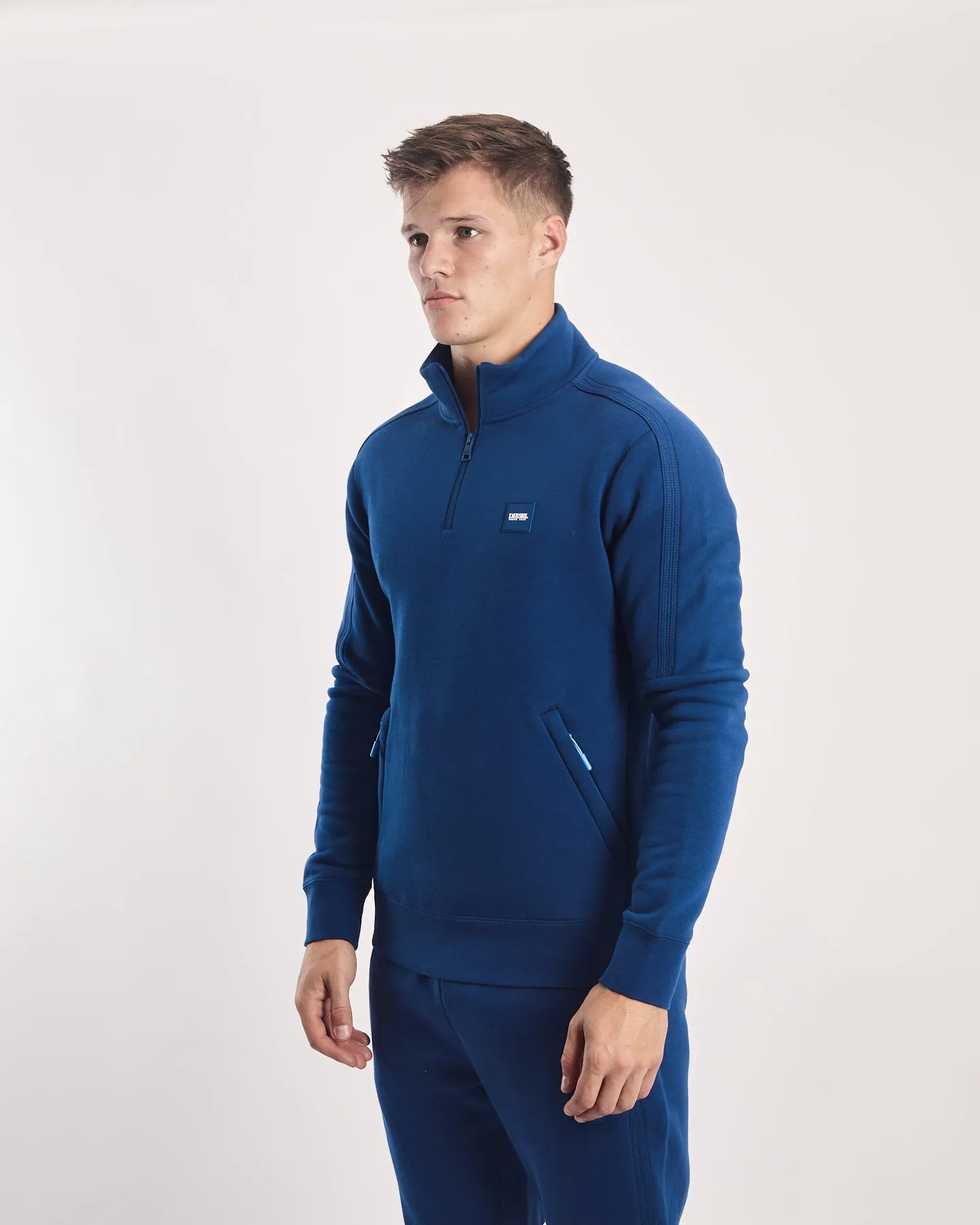 Oday Half Zip Blue Flame