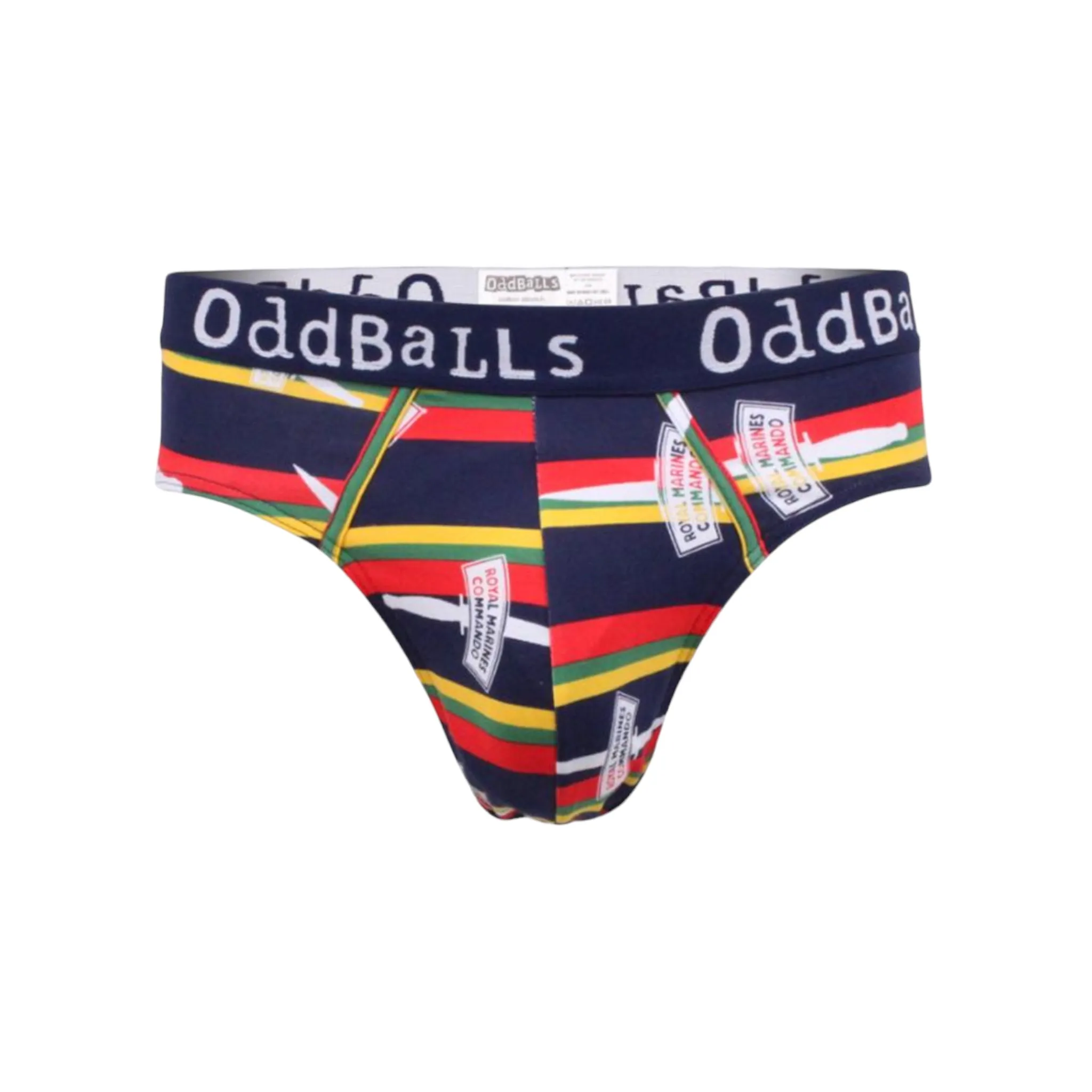 Oddballs Royal Marines Mens Briefs - CORPS COLOURS