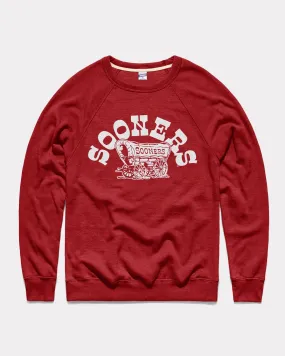 Oklahoma Sooners Mascot Arch Cardinal Crewneck