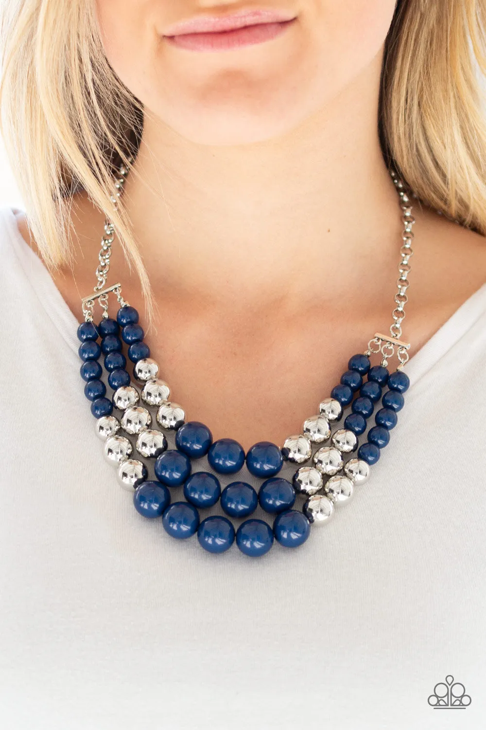 Paparazzi Dream Pop - Blue Necklace