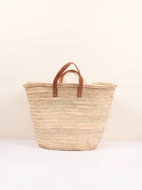 Parisienne Basket Bag, Tan