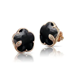 Pasquale Bruni - Petit Joli - Earrings, 18K Rose Gold, Black Onyx and Diamonds