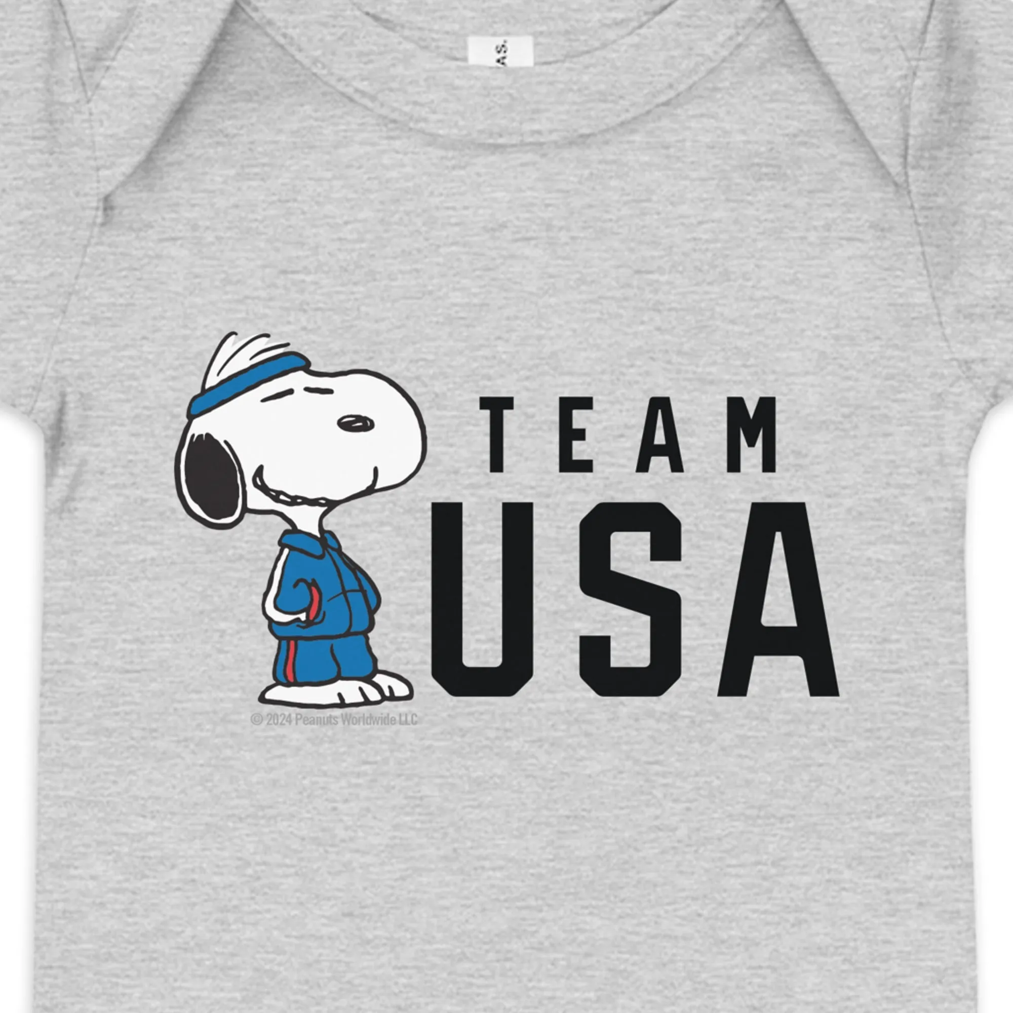 Peanuts Snoopy Team USA Baby Bodysuit