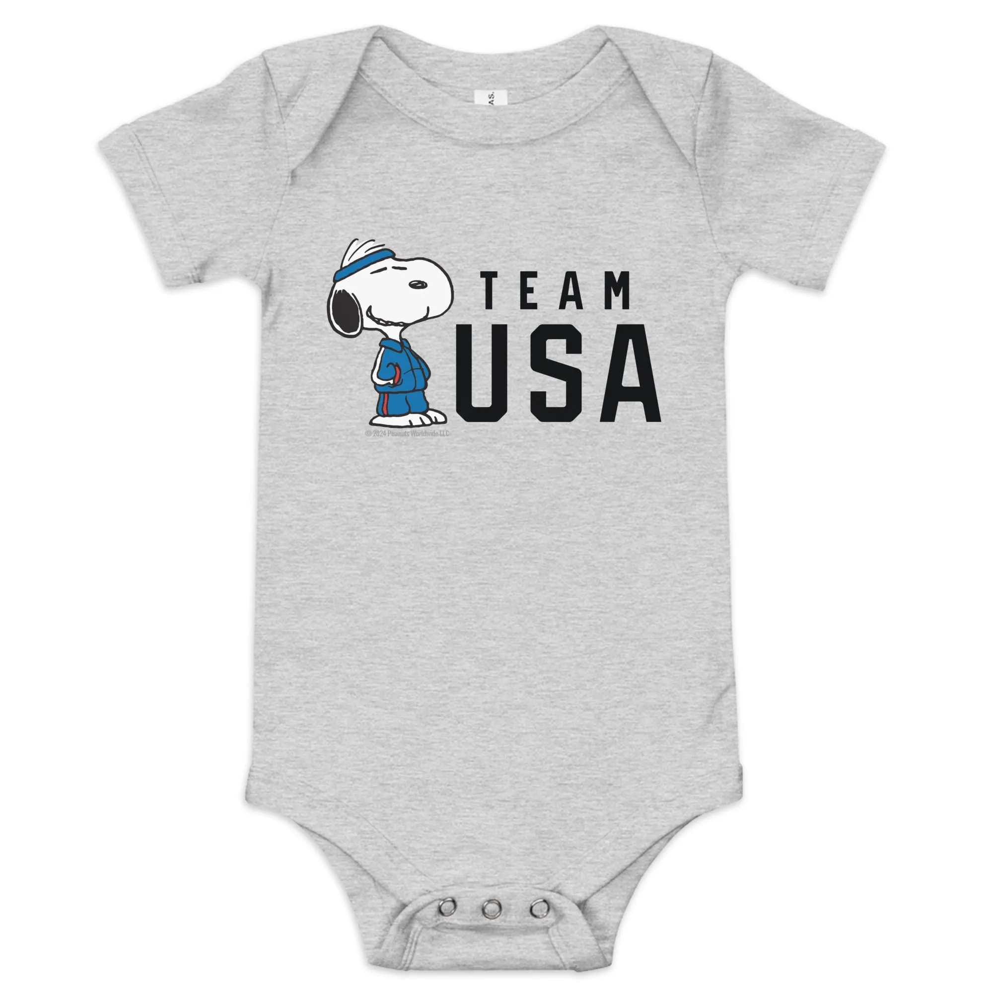 Peanuts Snoopy Team USA Baby Bodysuit