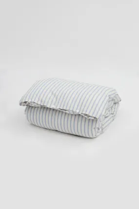 Percale King Duvet Cover Needle Stripes