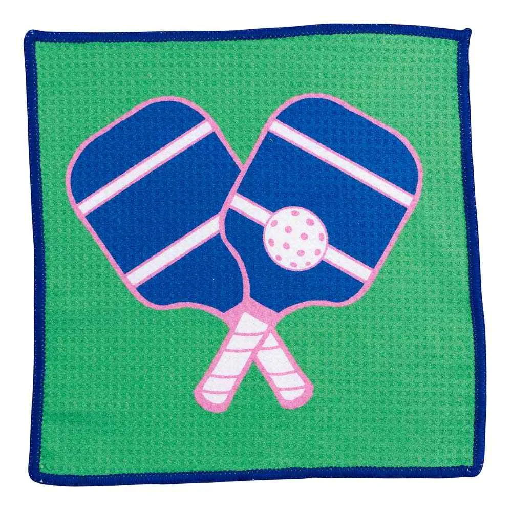 Pickleball blu Kitchen Dish Cloths (Set of 3)