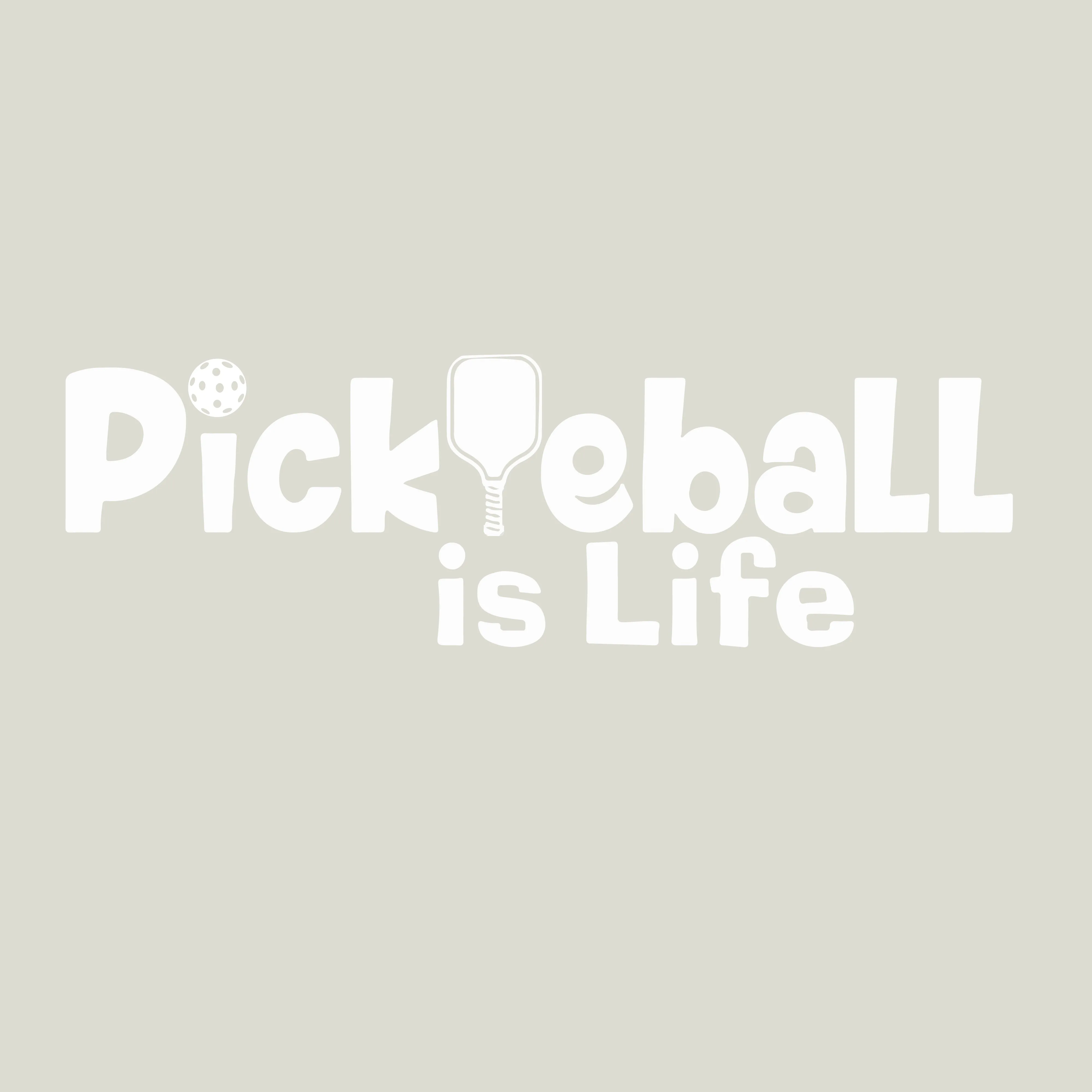 Pickleball Is Life | Women's Long Sleeve Scoop Neck Pickleball Shirts | 75/13/12 poly/cotton/rayon