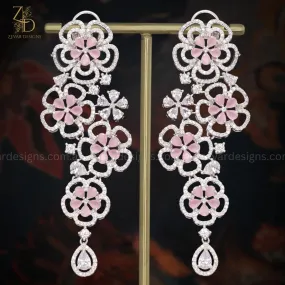 Pink AD Earrings