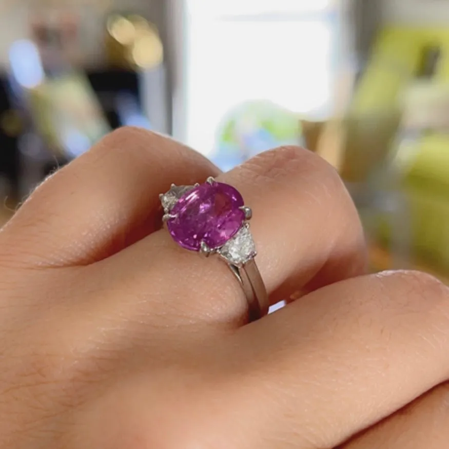 Pink Sapphire Ring