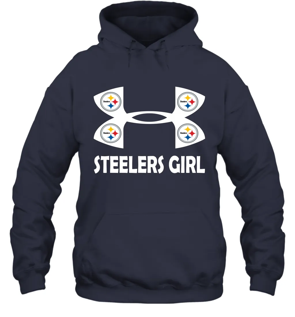 Pittsburgh Steelers Girl Under Armour Football Hoodies