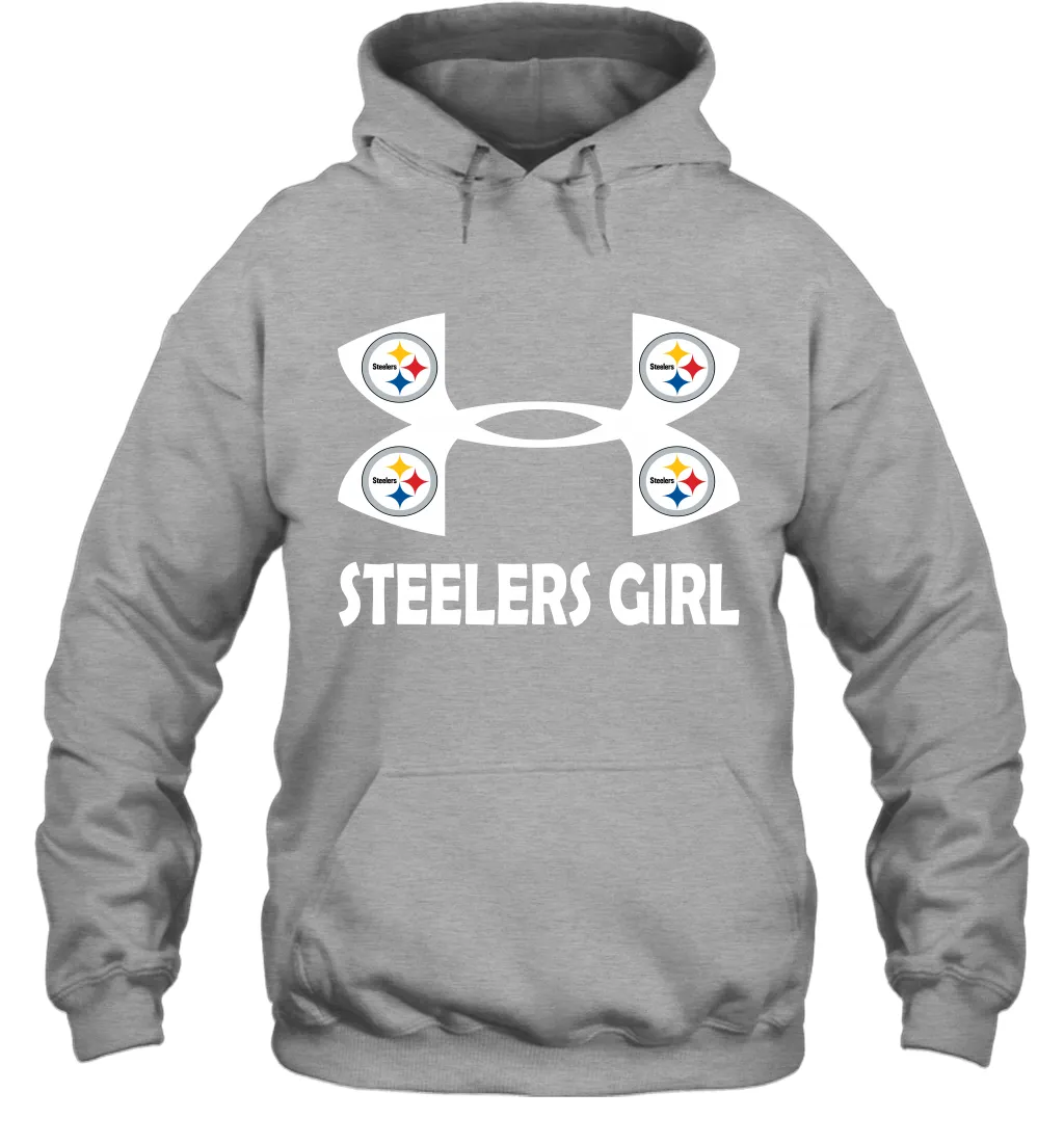 Pittsburgh Steelers Girl Under Armour Football Hoodies