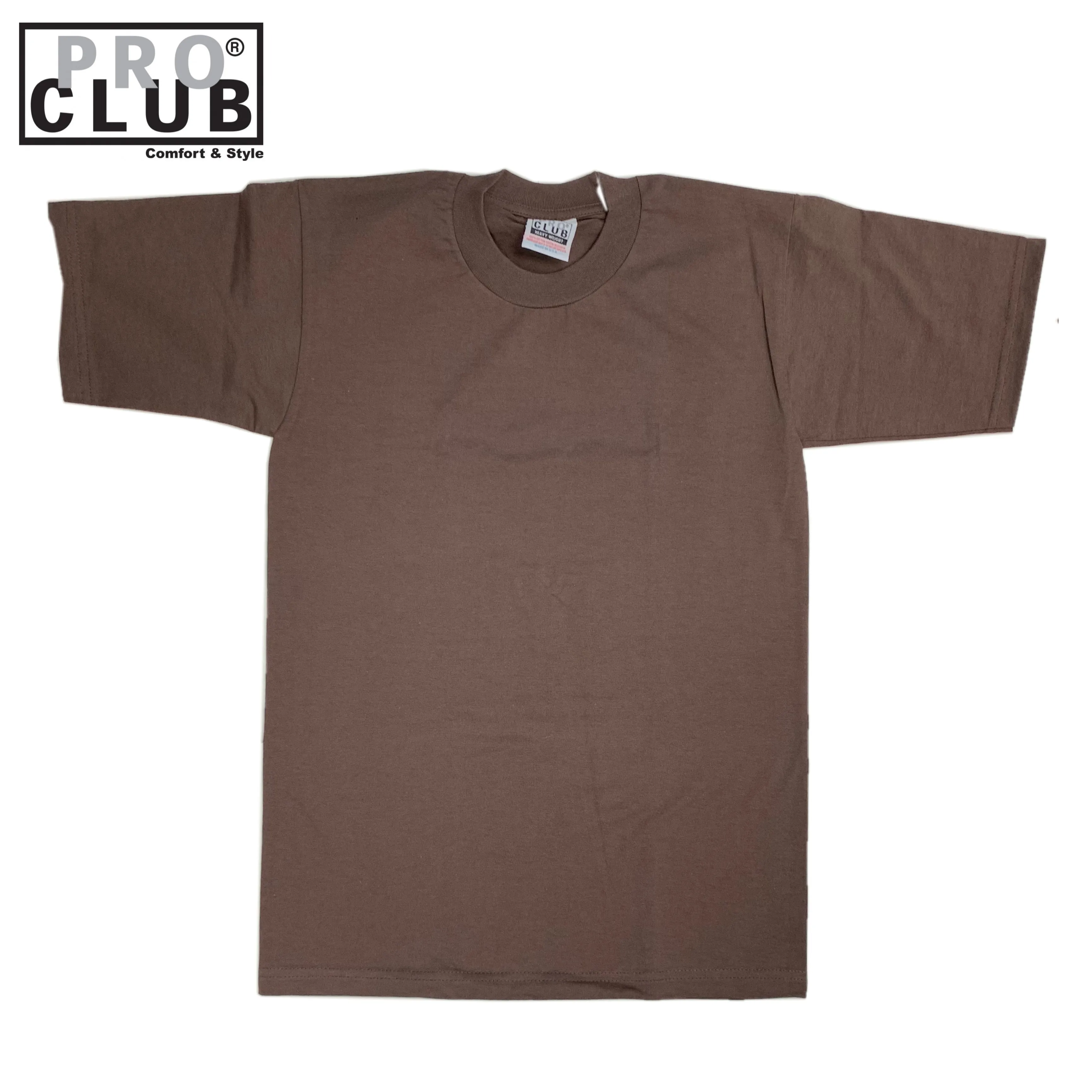 Pro Club Men's Heavyweight Cotton Short Sleeve Crew Neck T-Shirt (More Colors)