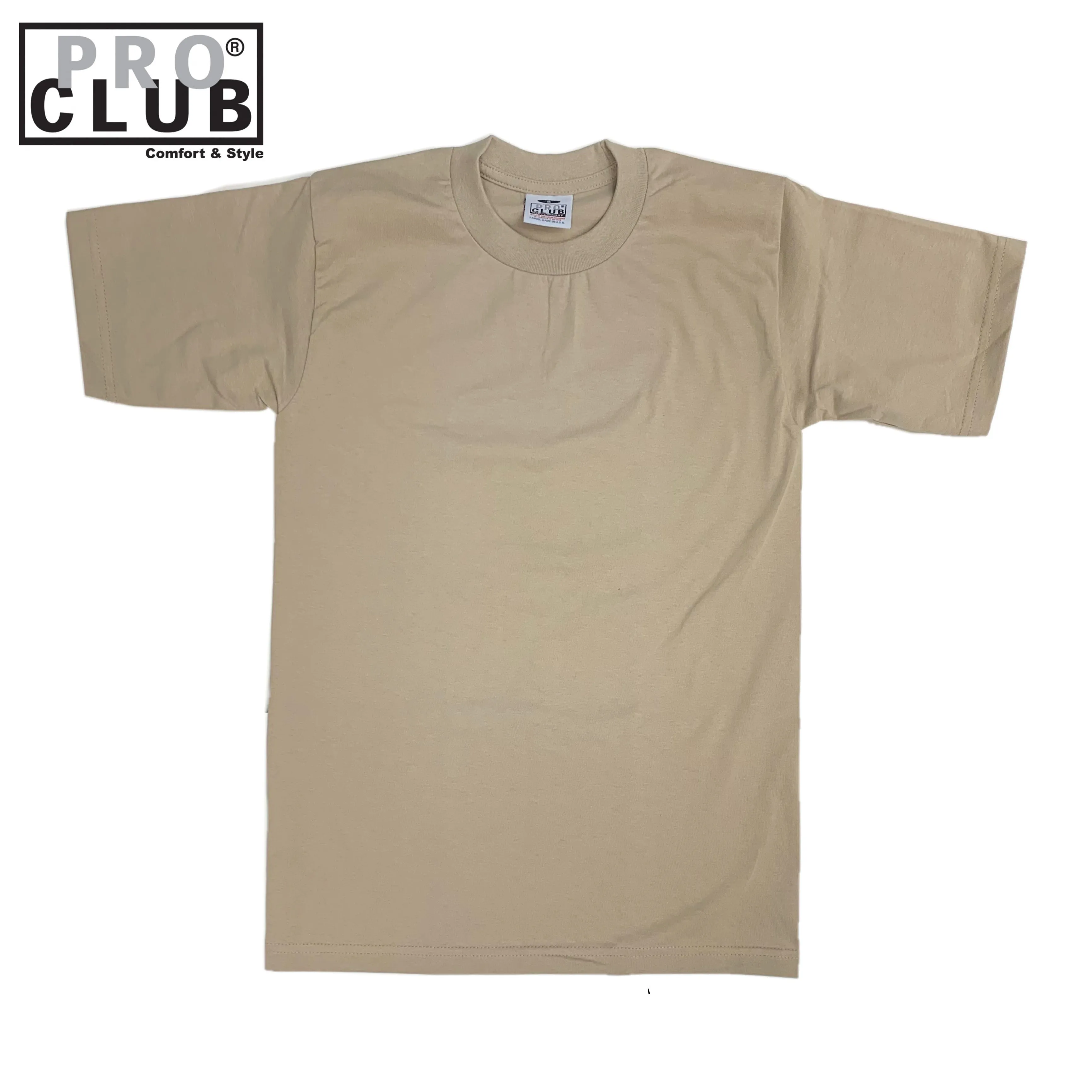 Pro Club Men's Heavyweight Cotton Short Sleeve Crew Neck T-Shirt (More Colors)