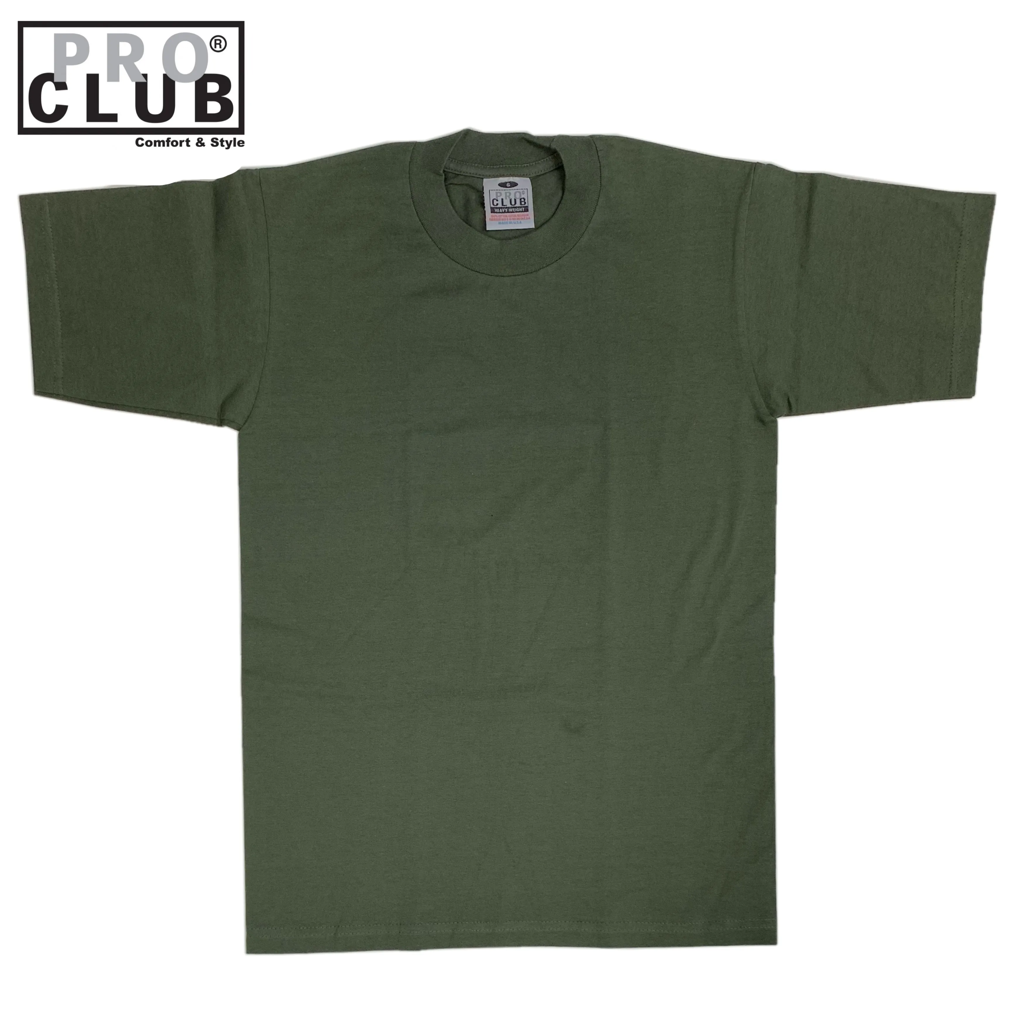 Pro Club Men's Heavyweight Cotton Short Sleeve Crew Neck T-Shirt (More Colors)