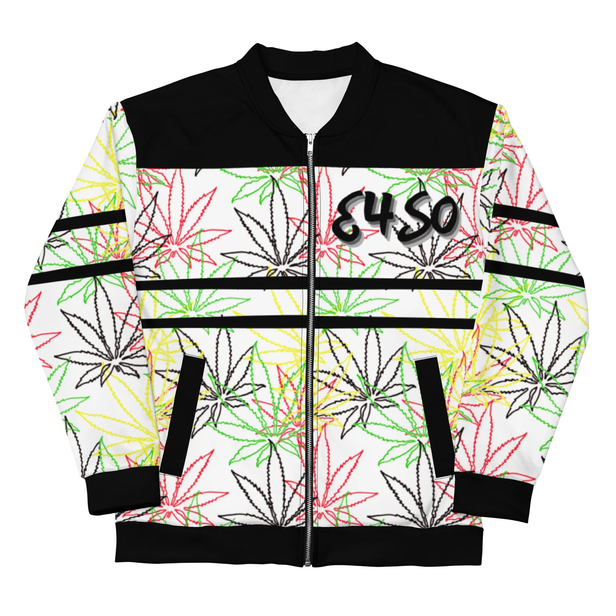 Ras Leaf E4SO Unisex Bomber Jacket