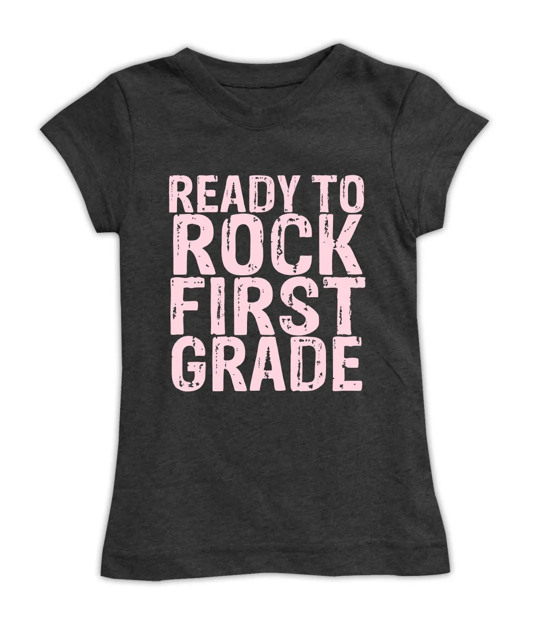 'Ready to Rock First Grade' Fitted Tee