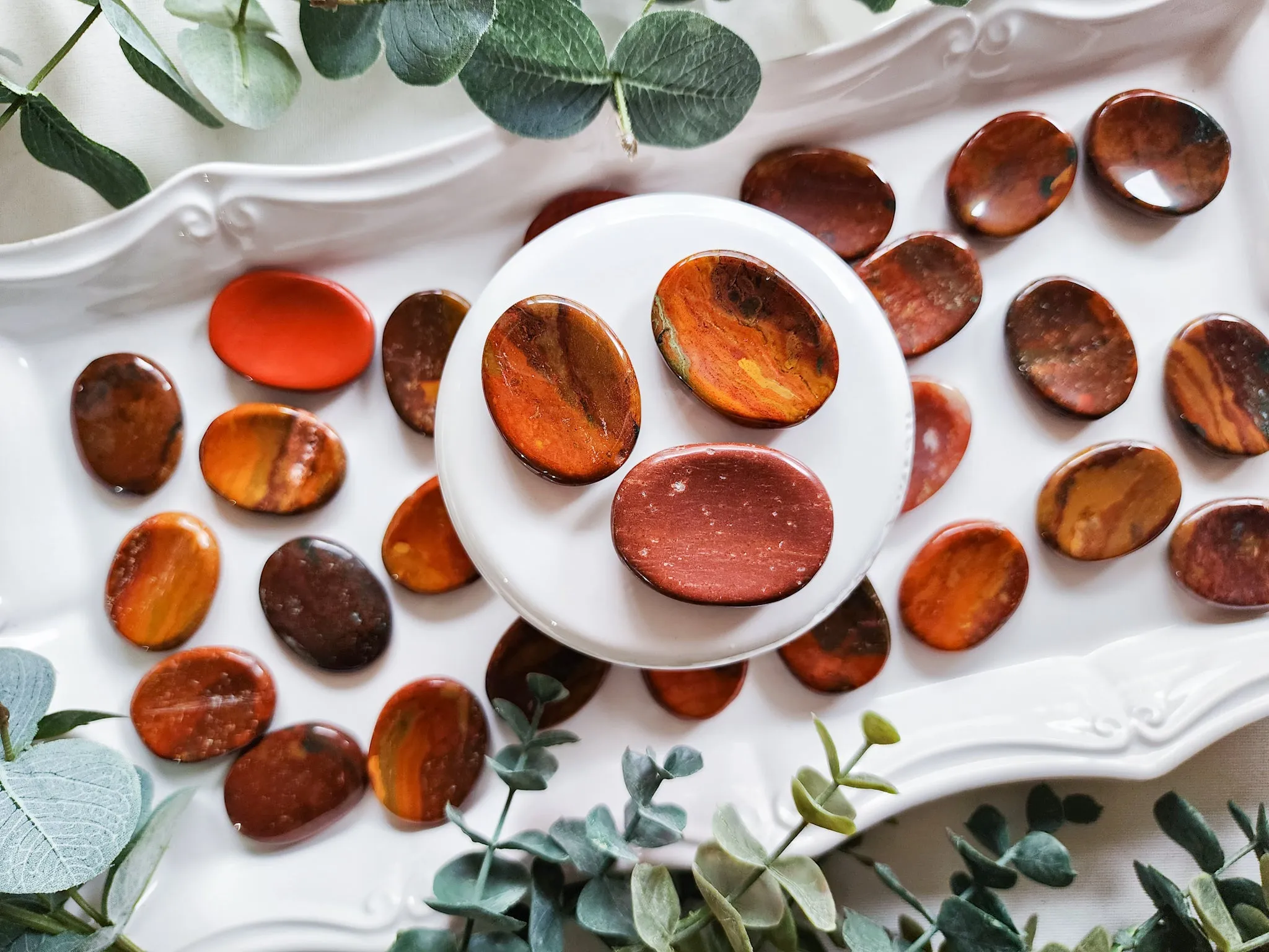 Red Jasper Mini Worry Stone