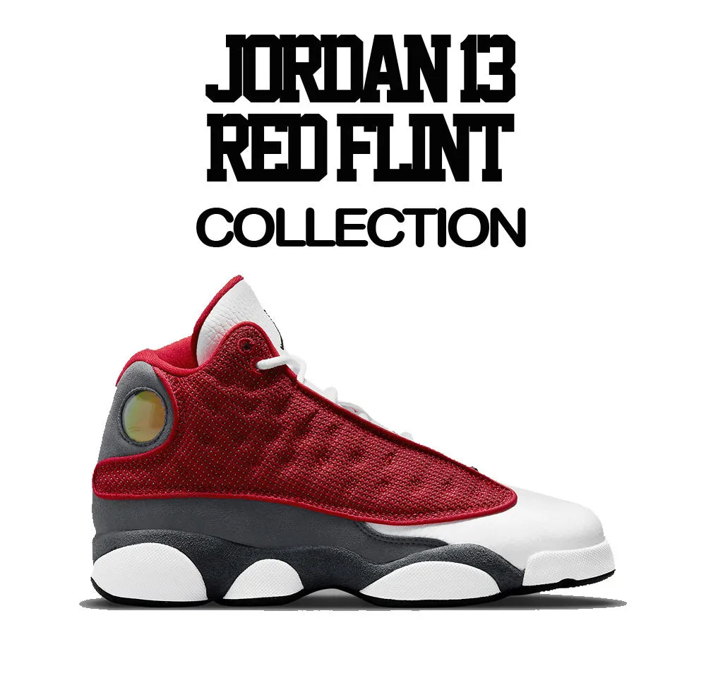 Retro 13 Red Flint Shirt - ST Original - Charcoal