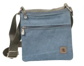 RL Twin Stylish Canvas Sling Cross Body Travel Office Business Messenger one Side Shoulder Bag