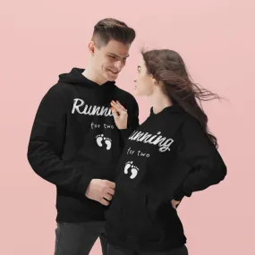 Running For Two Couple Hoodies