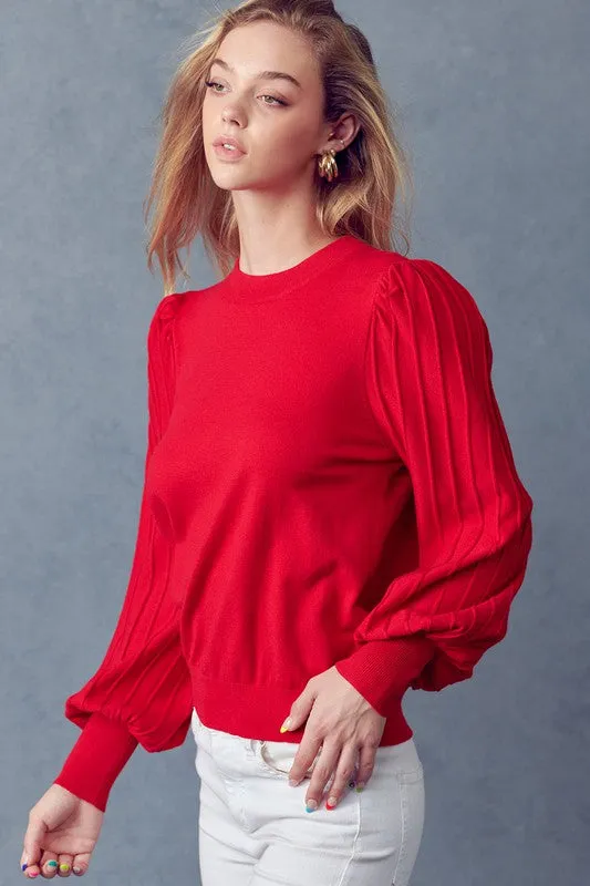 Saffron Knit Top