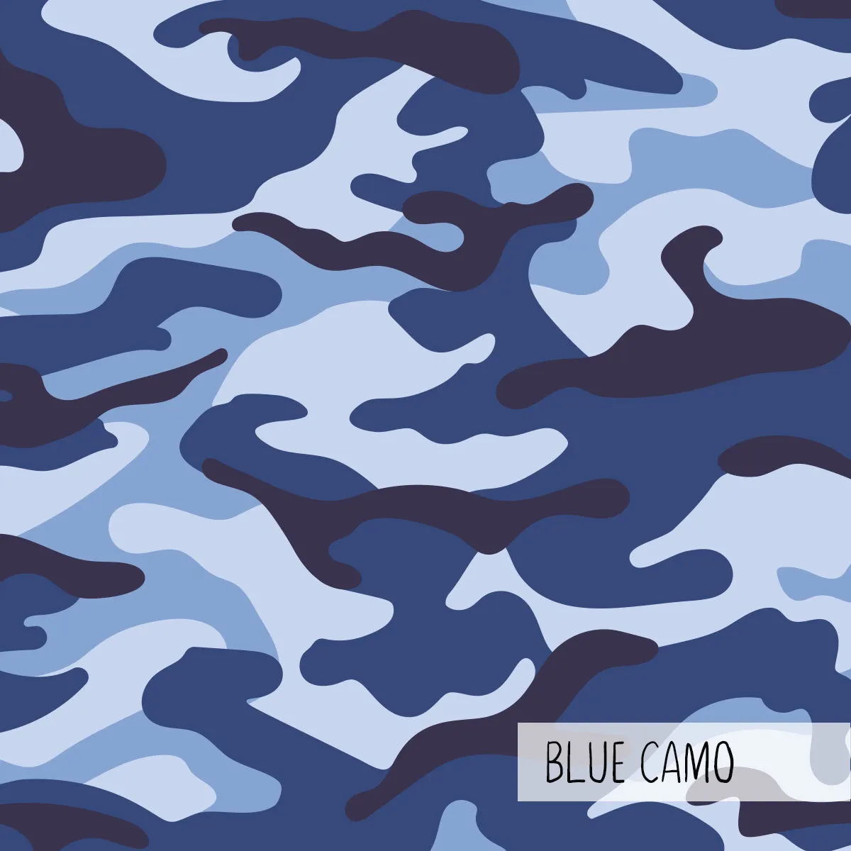 Sale 2 in 1 Double Layer  Shorts | Blue Camouflage