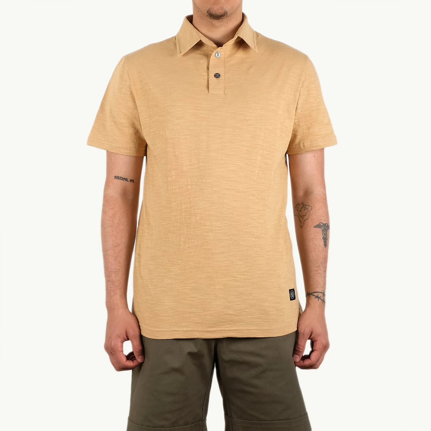 Sand Slub S/S Polo