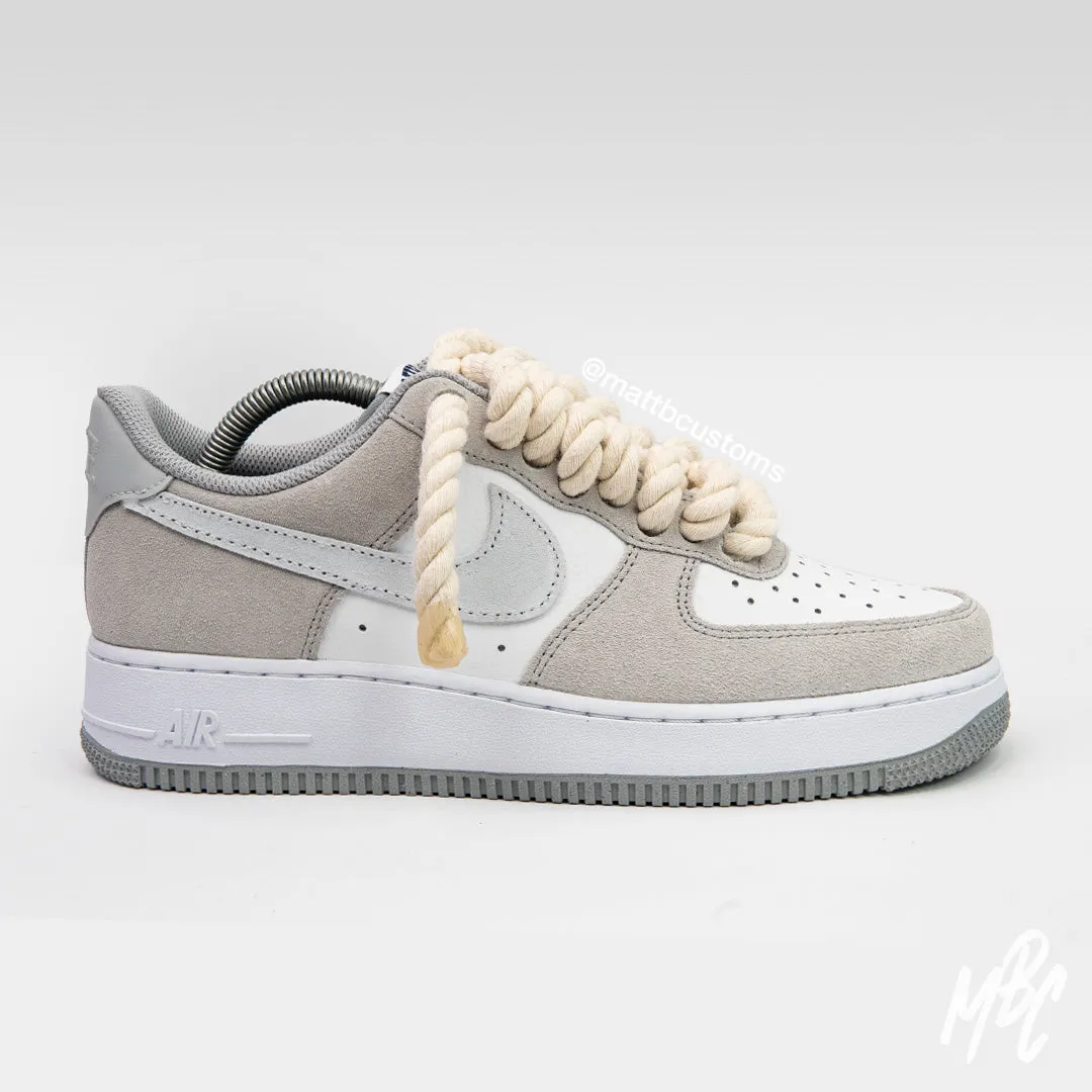 Sand Stone Thicc Lace - Air Force 1 Custom