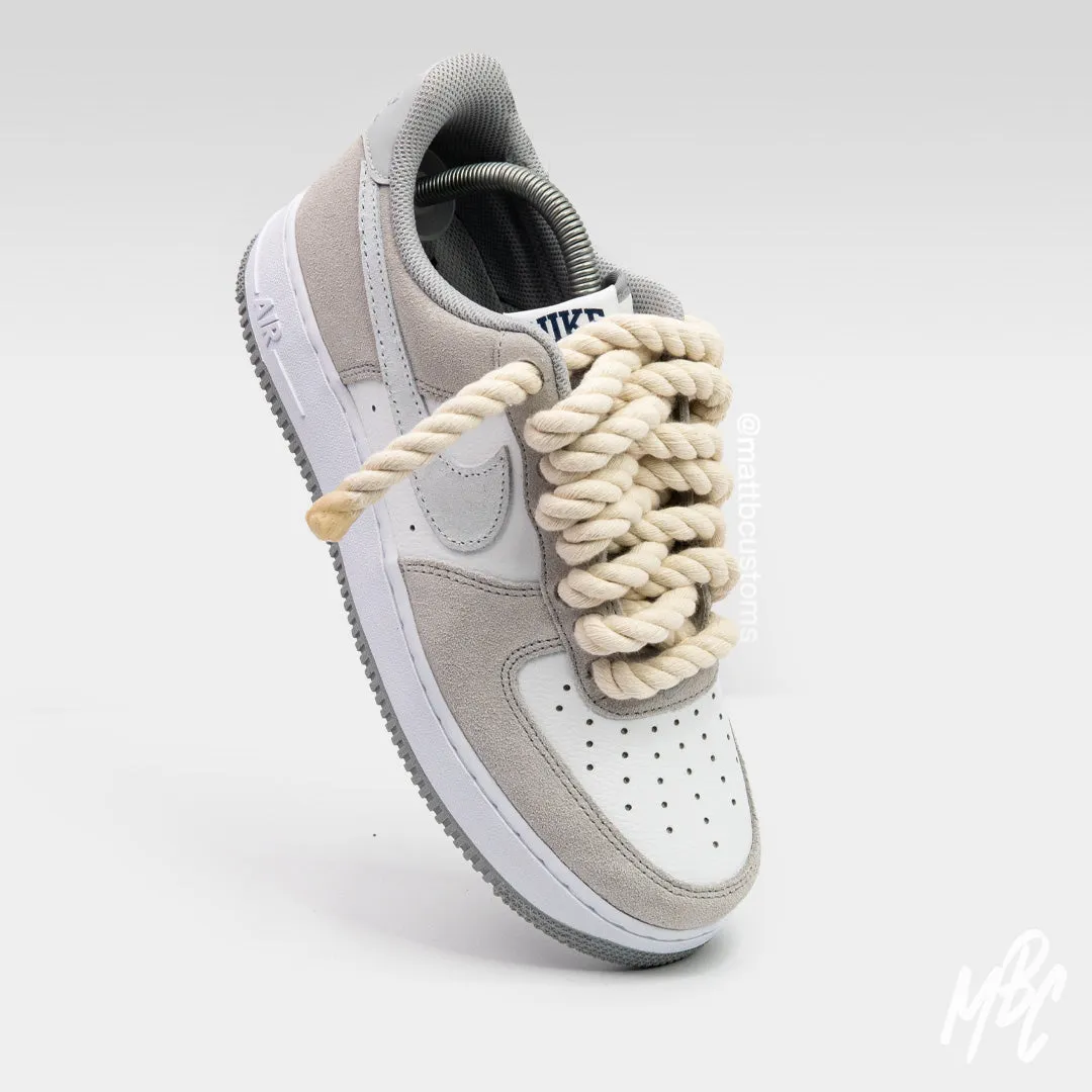 Sand Stone Thicc Lace - Air Force 1 Custom