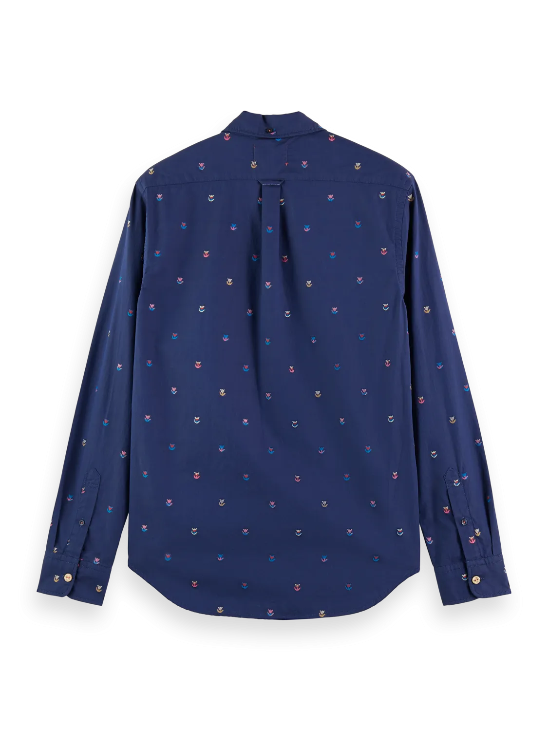 Scotch & Soda - Fil-Coupe Jacquard Shirt - Tulips