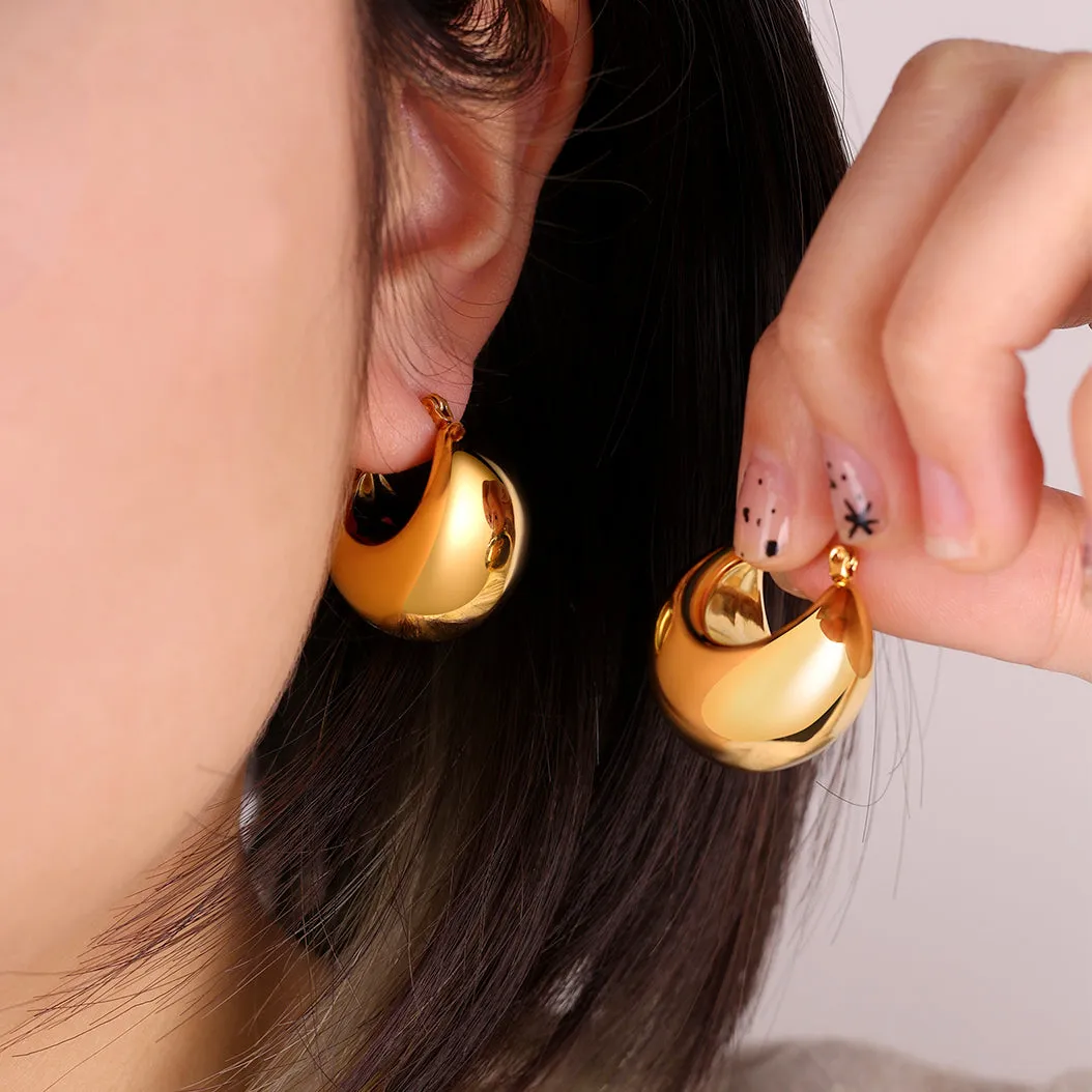 Sculpted Hoops