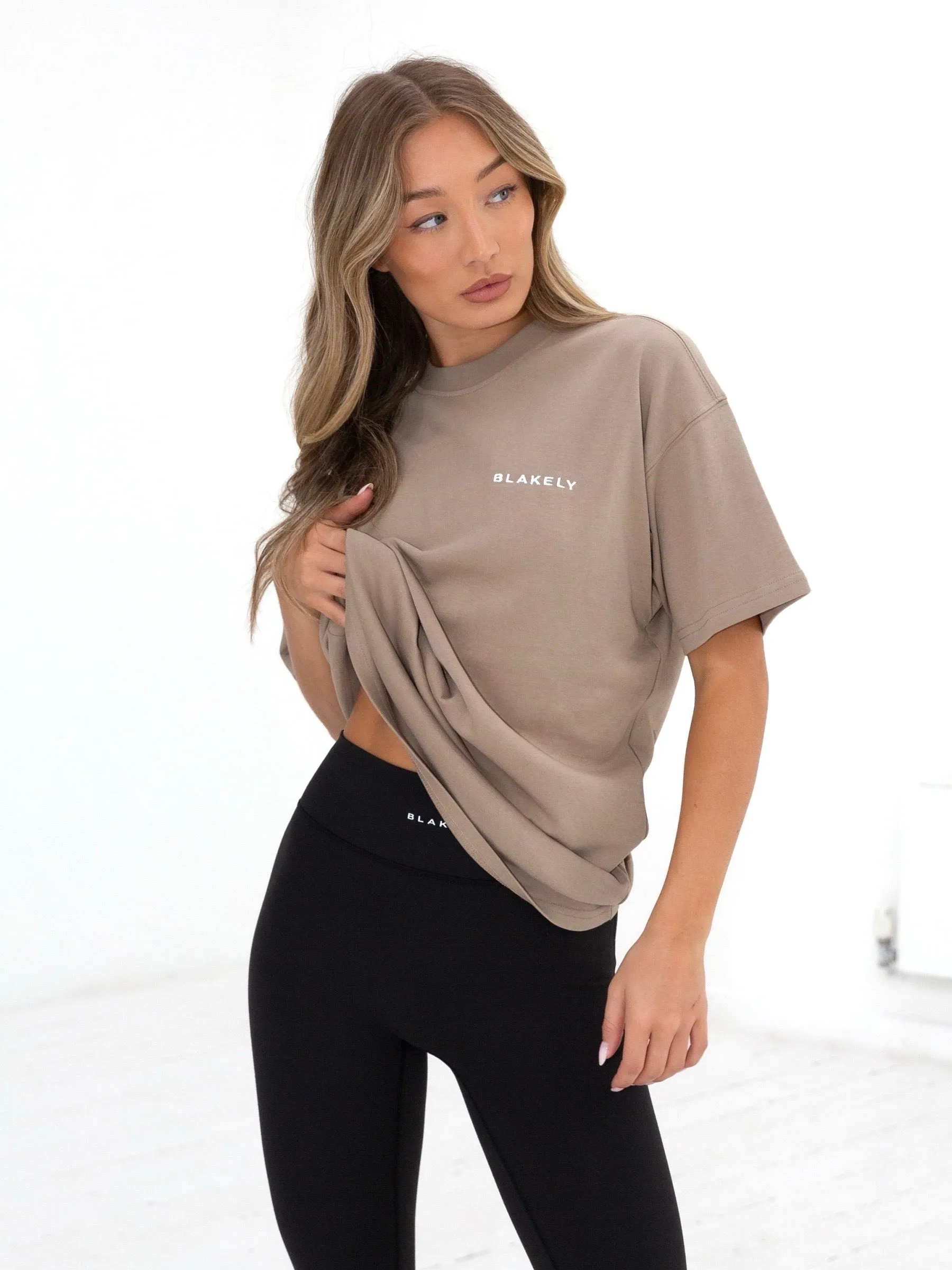 Series Oversized T-Shirt - Washed Khaki