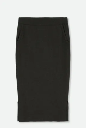 SICILY PENCIL SKIRT IN KNIT PIMA COTTON STRETCH