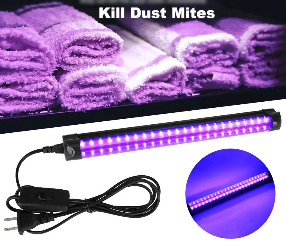 SMAXPro™ UV BlackLight Bar: 48 LED, USB, Ultraviolet DJ Party Lamp Strip