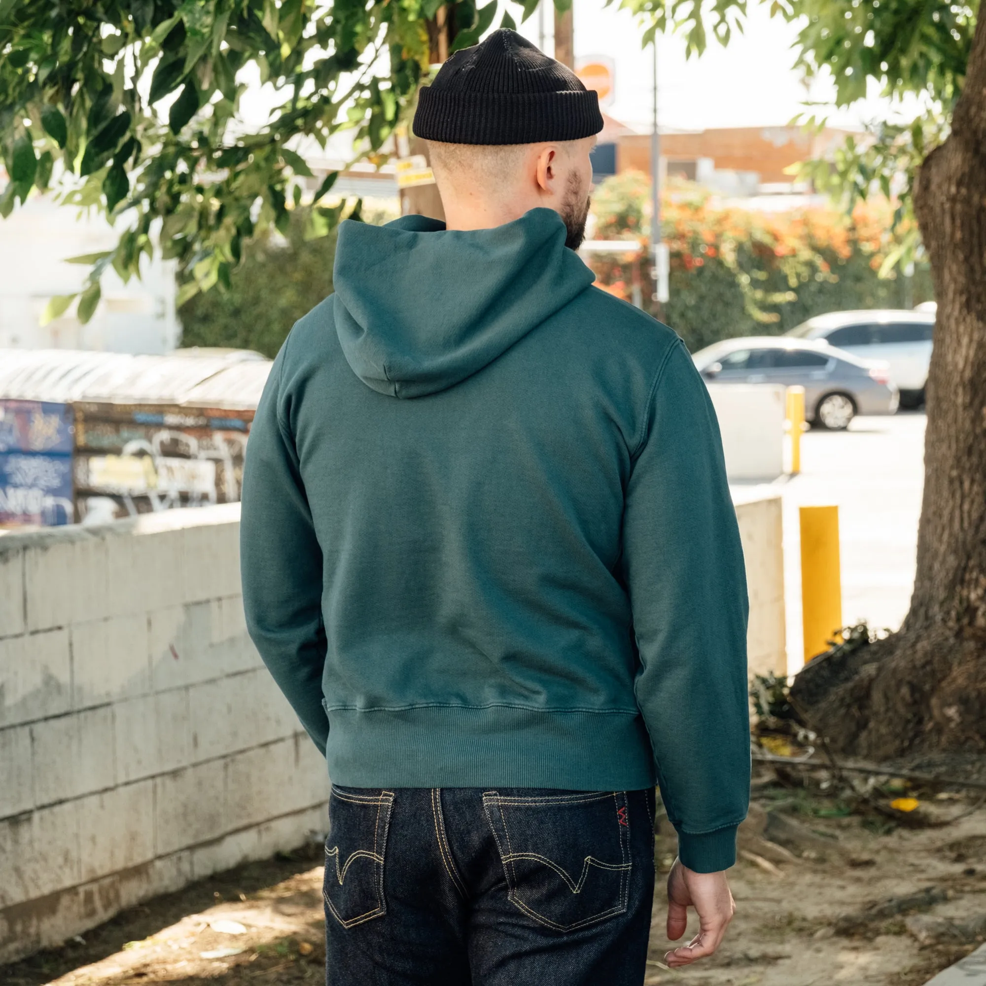 Snake Oil Provisions French Terry Loopback Hoodie Emerald