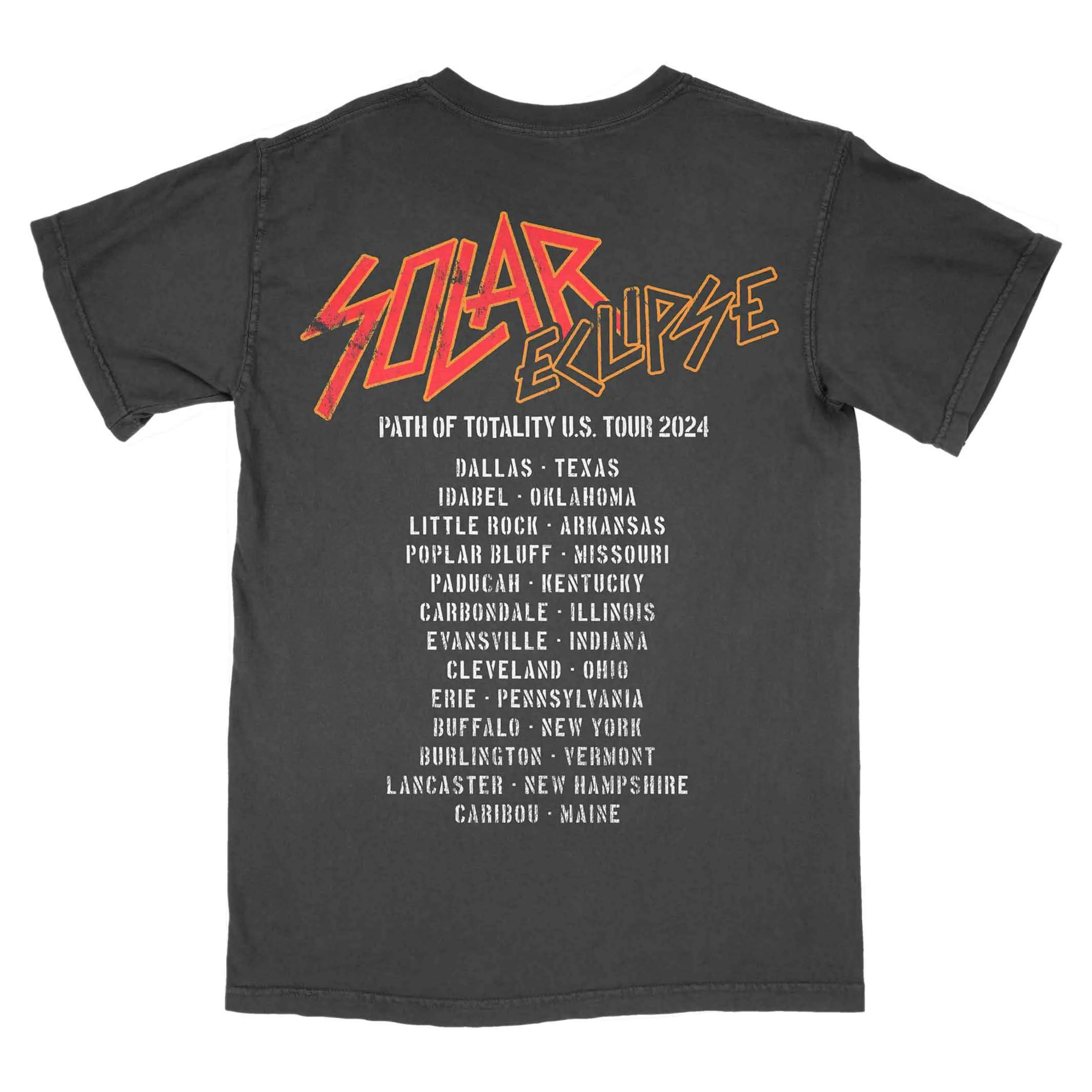 Solar Eclipse Path Of Totality US Tour - Unisex Crew T Shirt