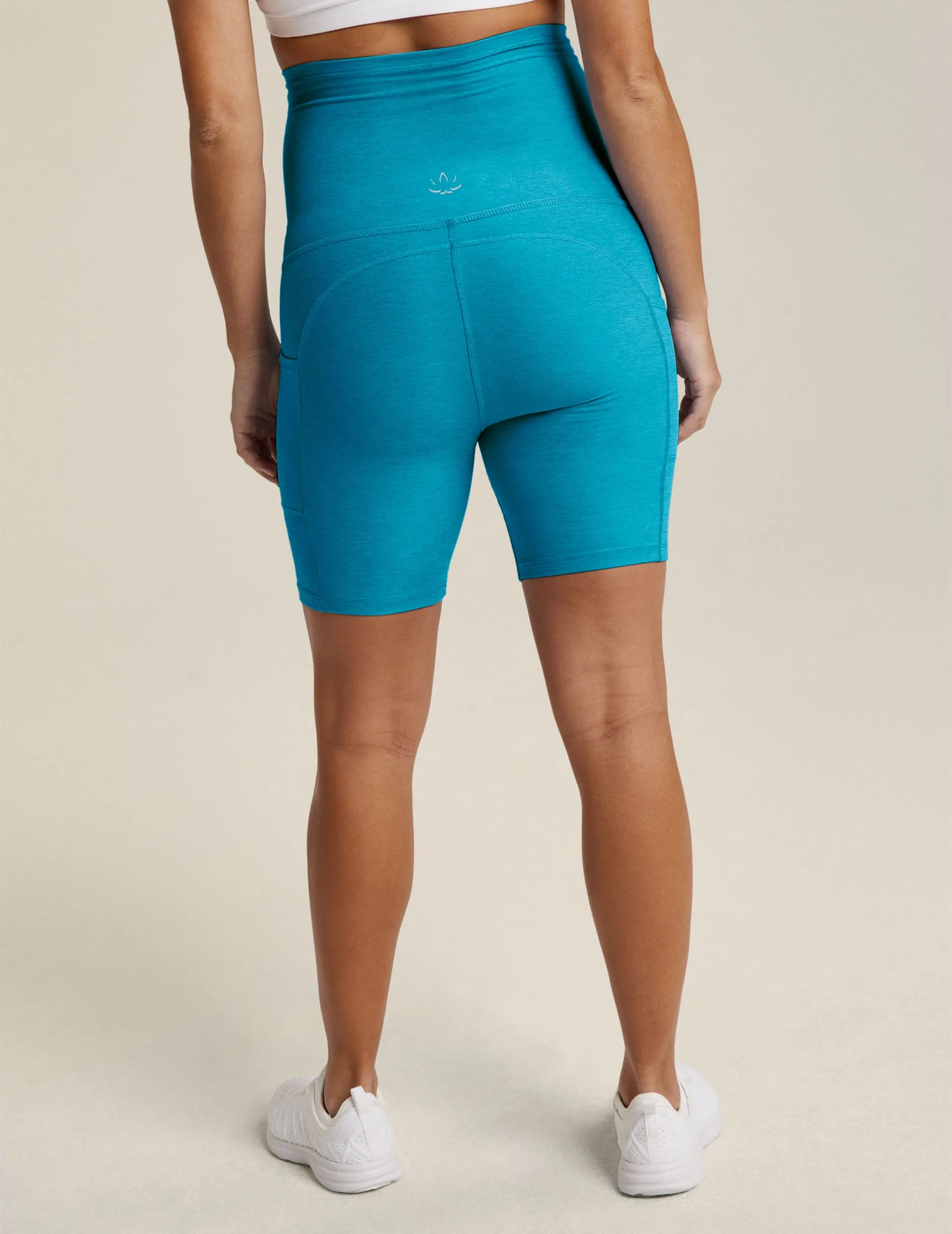 Spacedye Pockets Forever Maternity Biker Short