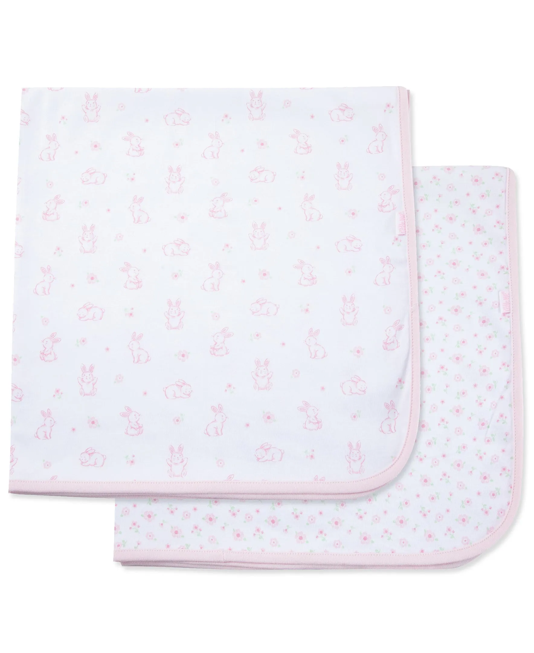 Spring Time Bunnies 2-Pack Recieving Blankets