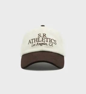 SR Athletics Wool Hat - Chocolate/Cream