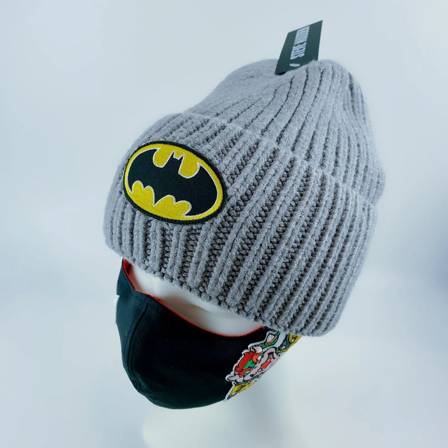 STEVE MADDEN DC Comics Batman Basic Cuff Hat - Grey