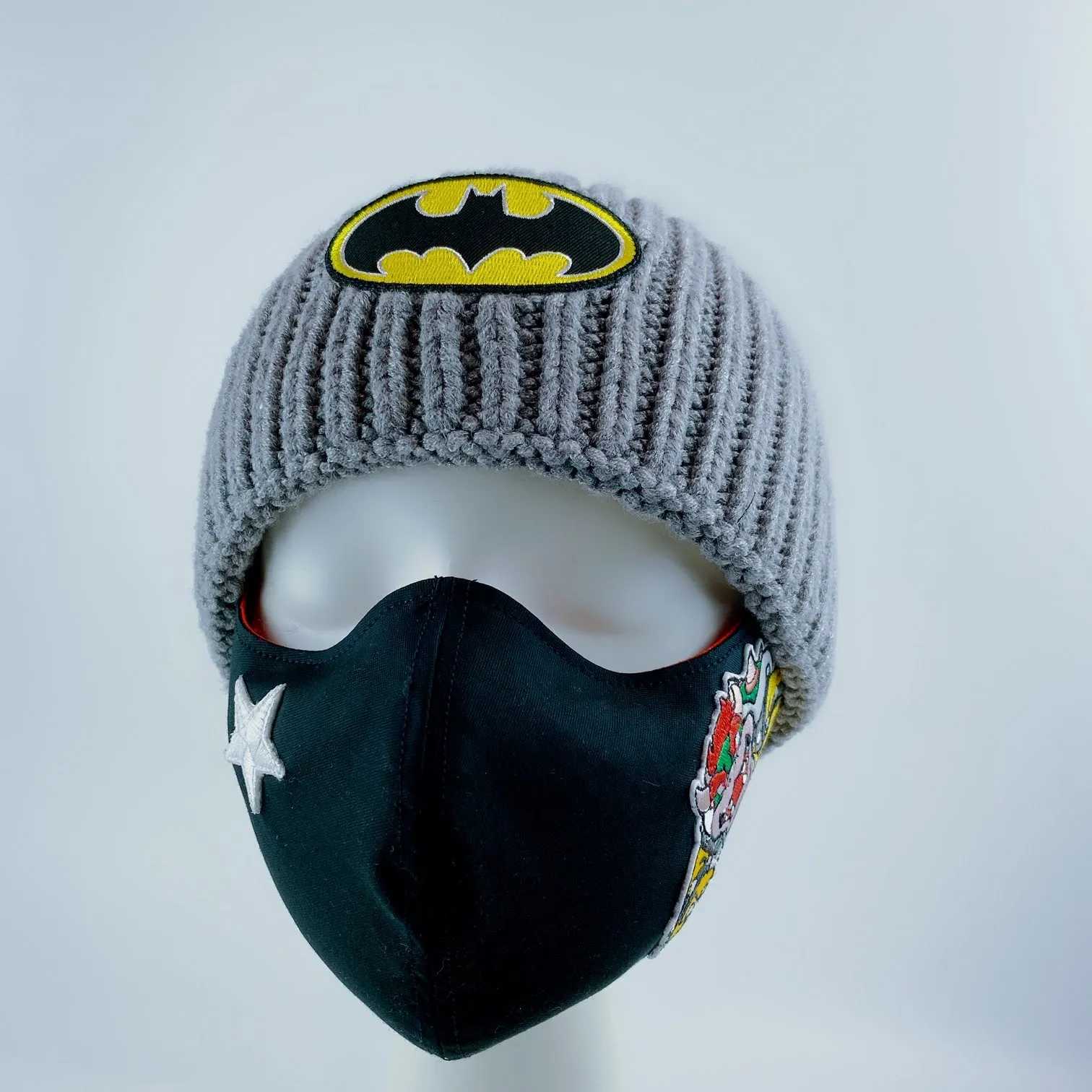 STEVE MADDEN DC Comics Batman Basic Cuff Hat - Grey