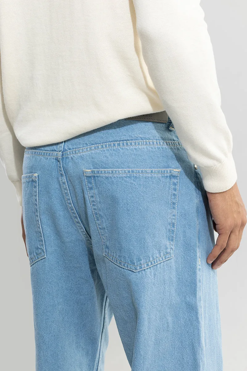 Streetsway Ice Blue Baggy Fit Jeans