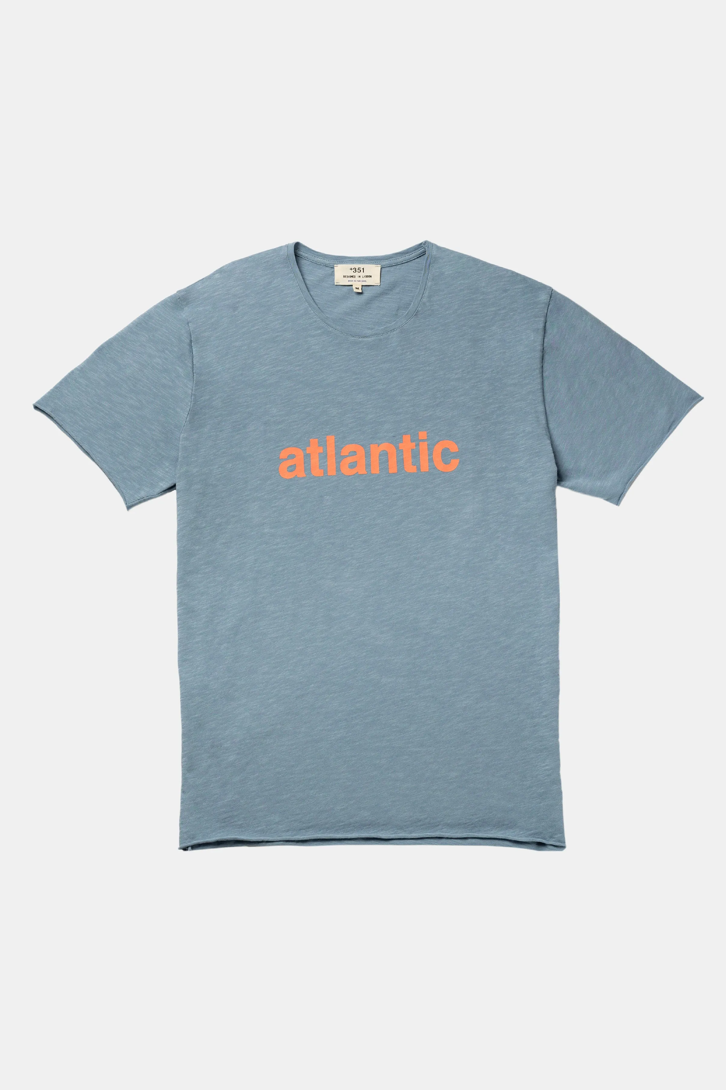 T-SHIRT ATLANTIC SKY BLUE & SALMON