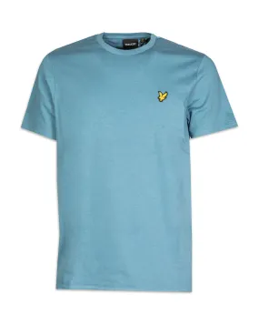 T-Shirt Uomo Lyle And Scott Classic Logo Azzurro