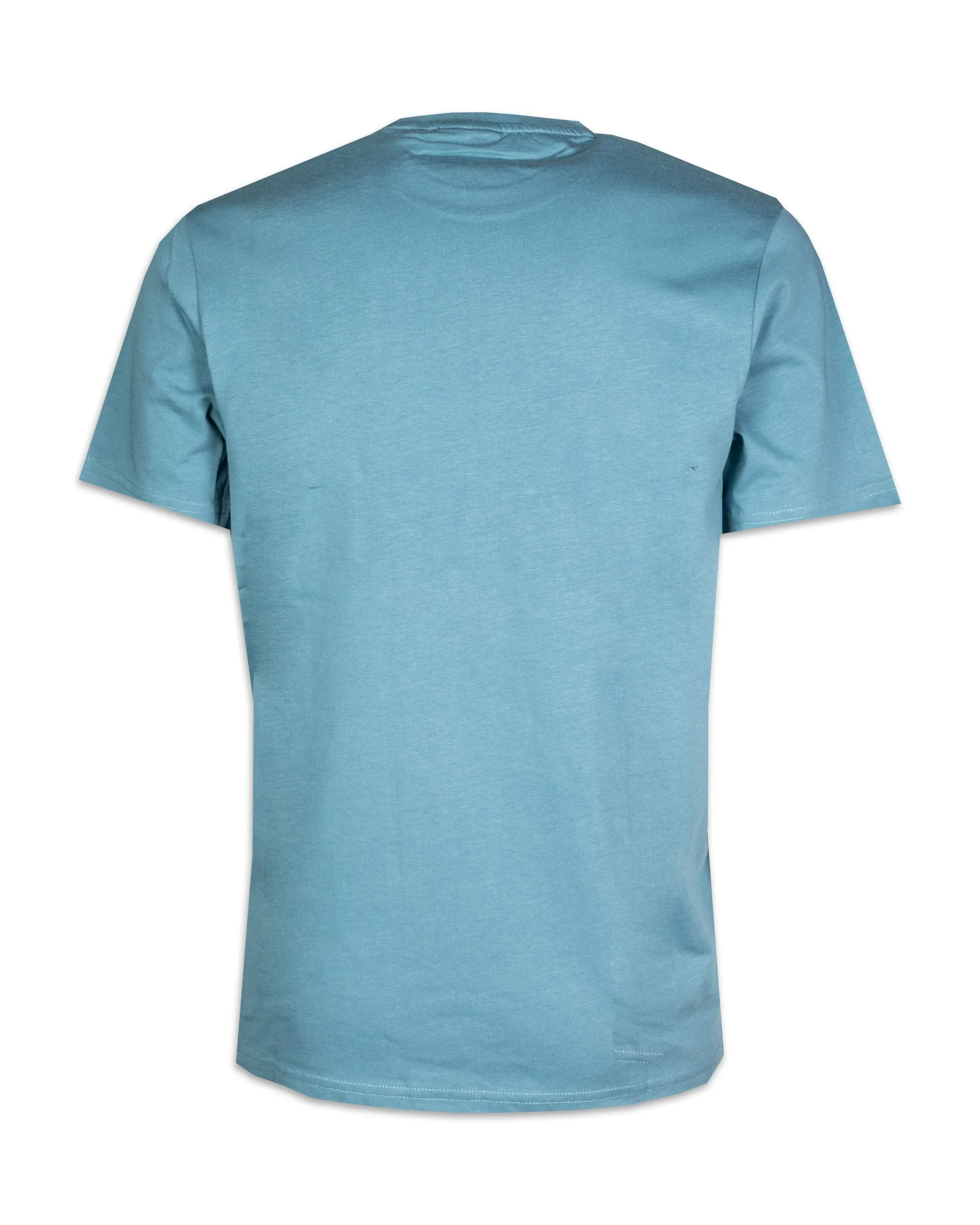 T-Shirt Uomo Lyle And Scott Classic Logo Azzurro