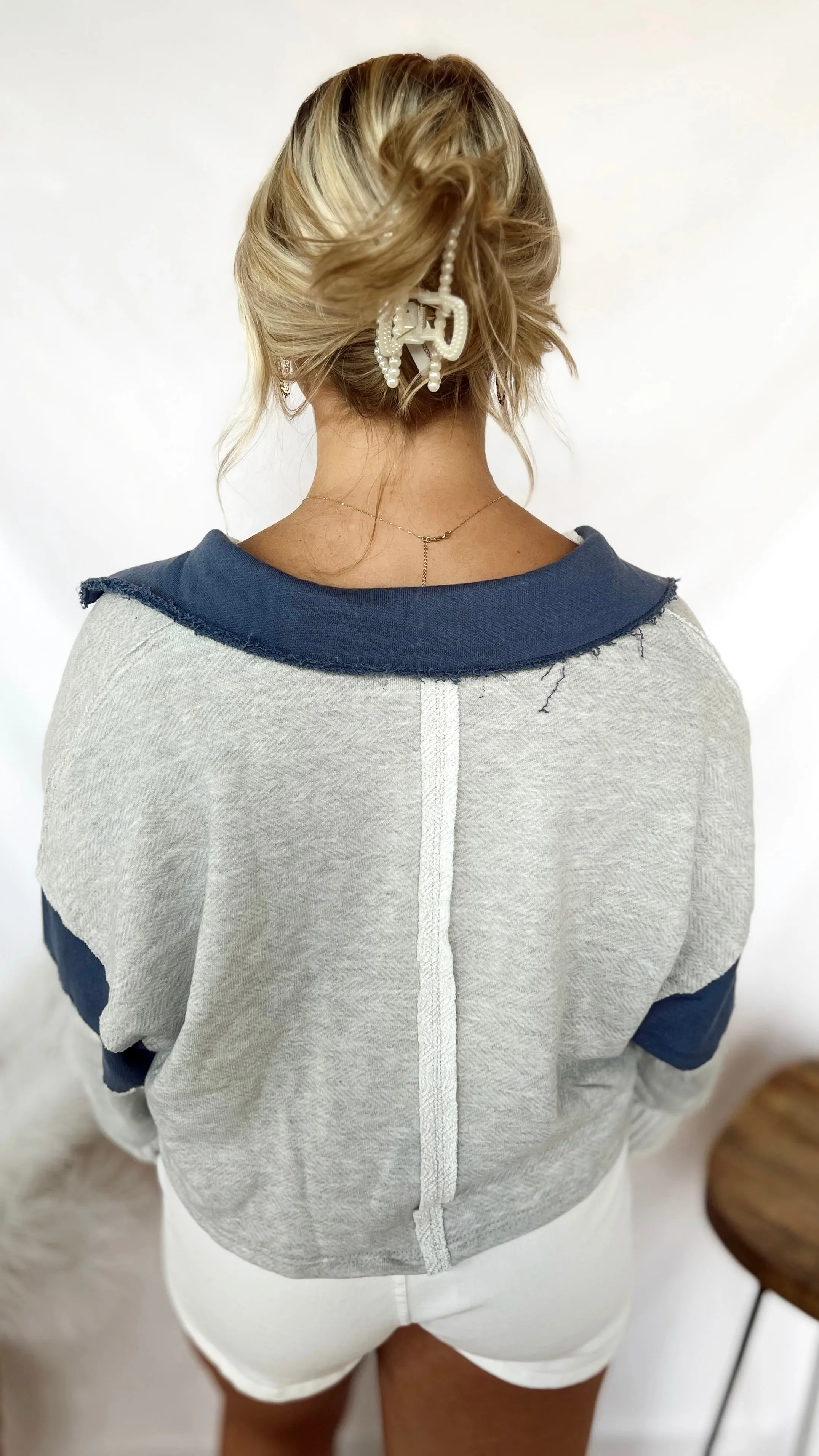 The Coastal Cropped Pullover