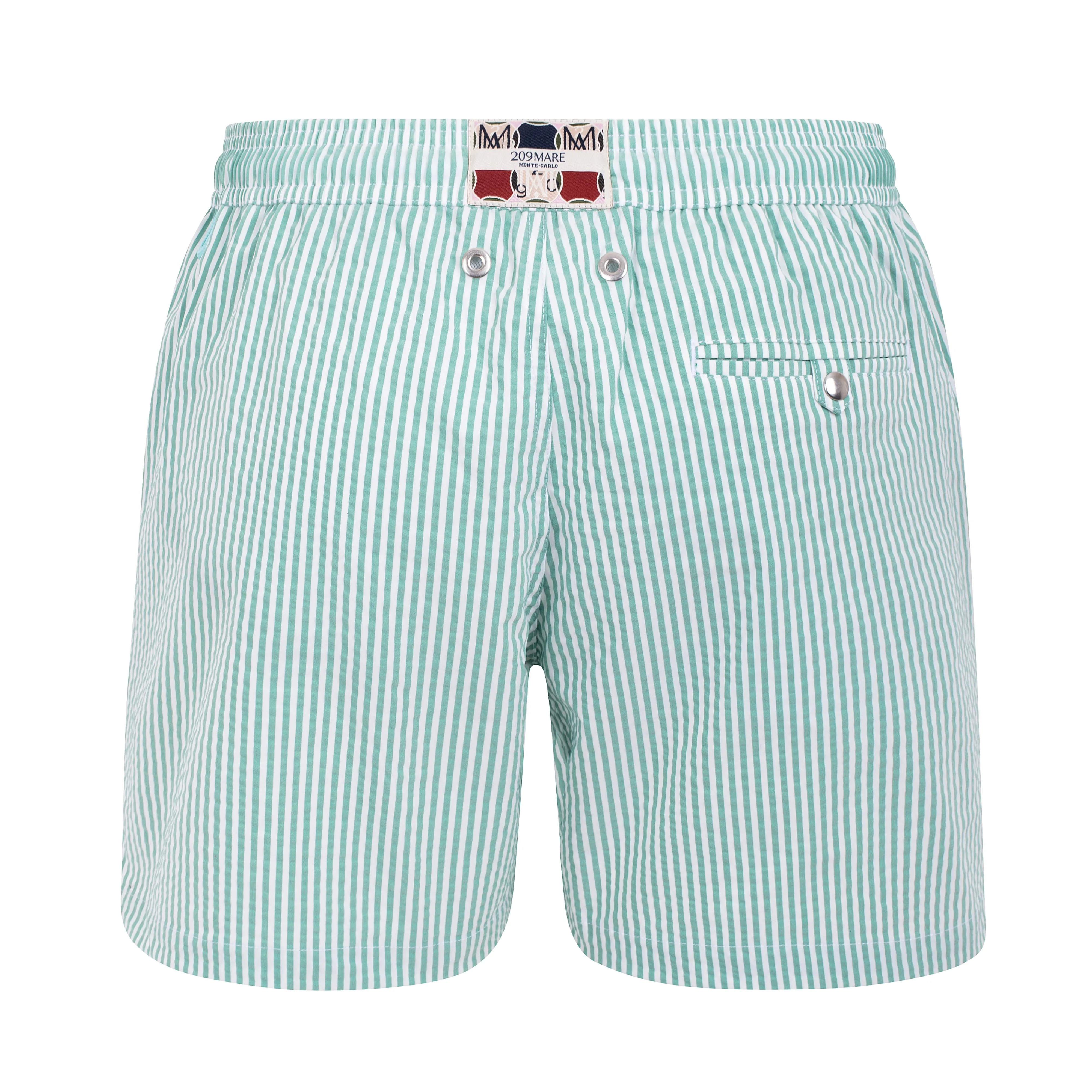 The Croisette Swim Shorts - Off White - Basil