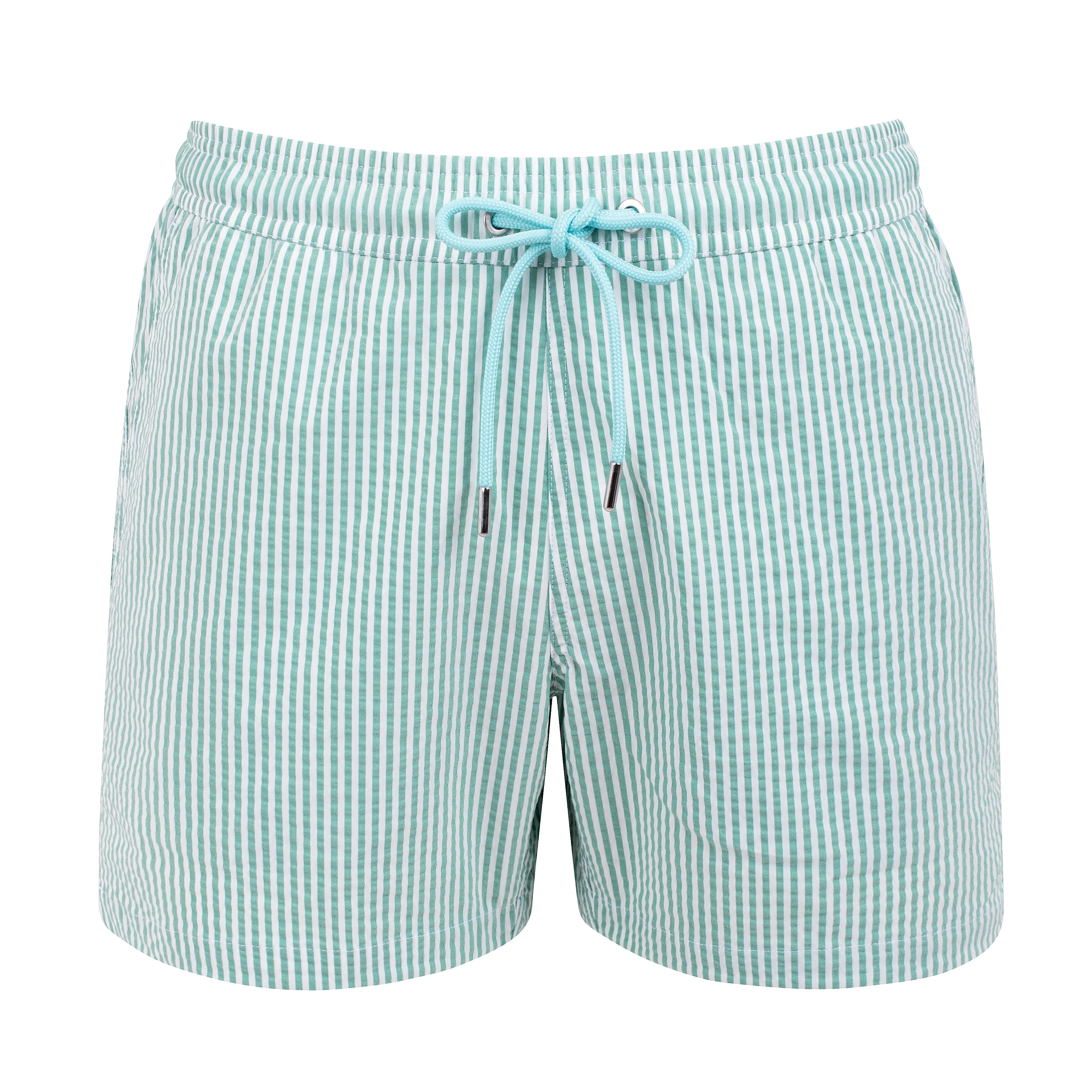 The Croisette Swim Shorts - Off White - Basil