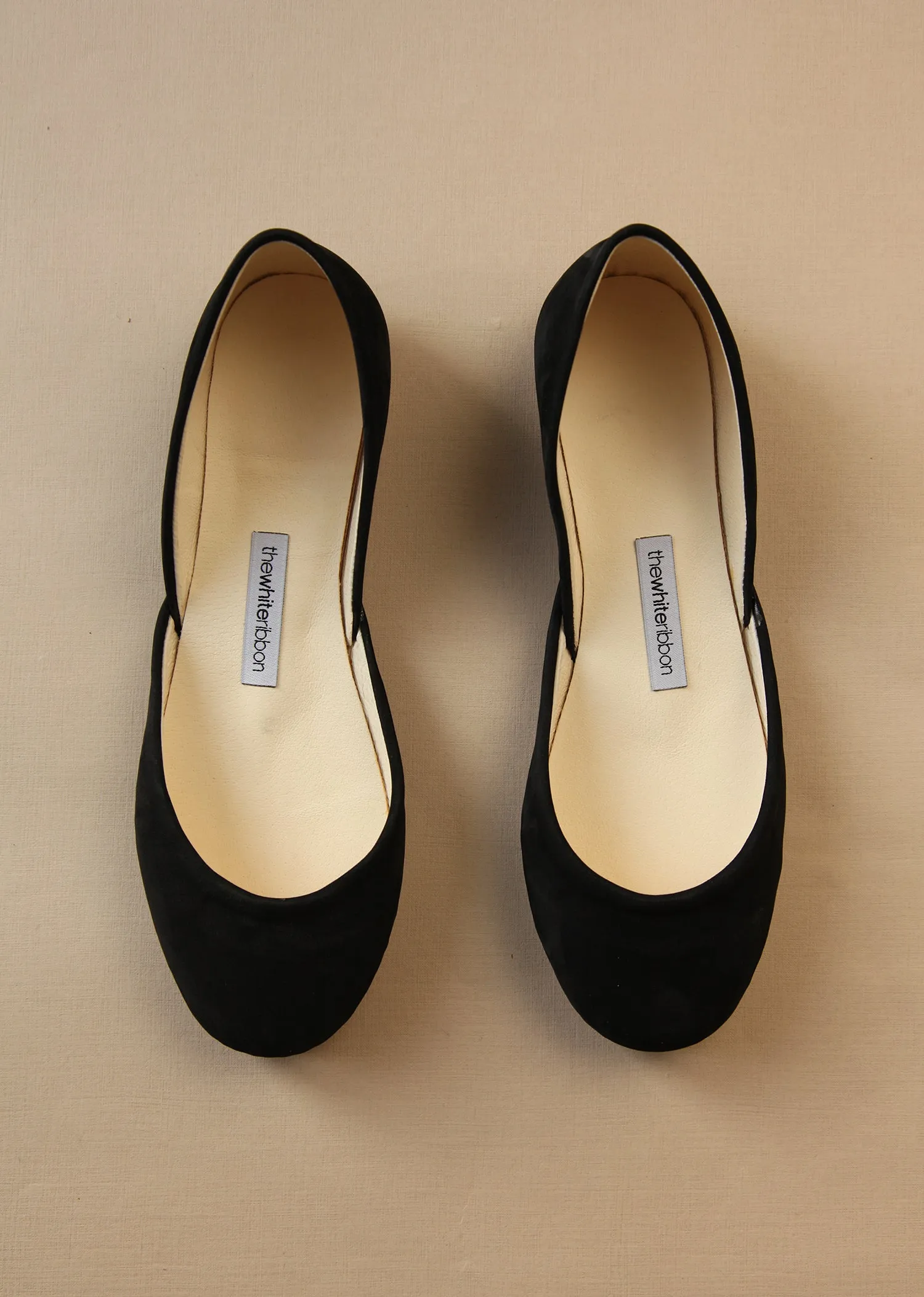 THEA BALLET FLATS – BLACK NUBUCK