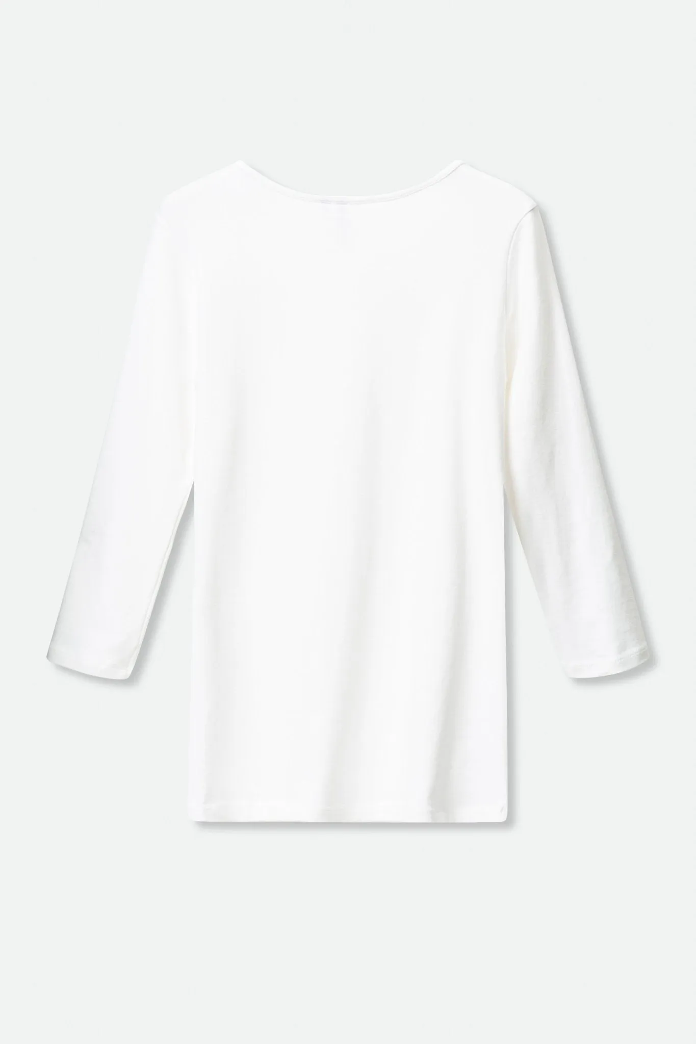 THREE-QUARTER SLEEVE BATEAU IN PIMA COTTON STRETCH